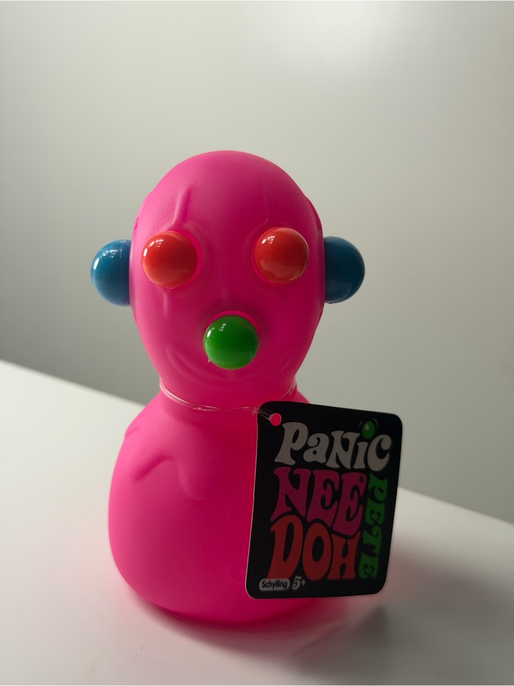 Needoh Panic Pop Figure - Pink